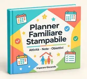 Copertina Planner Familiare Stampabile
